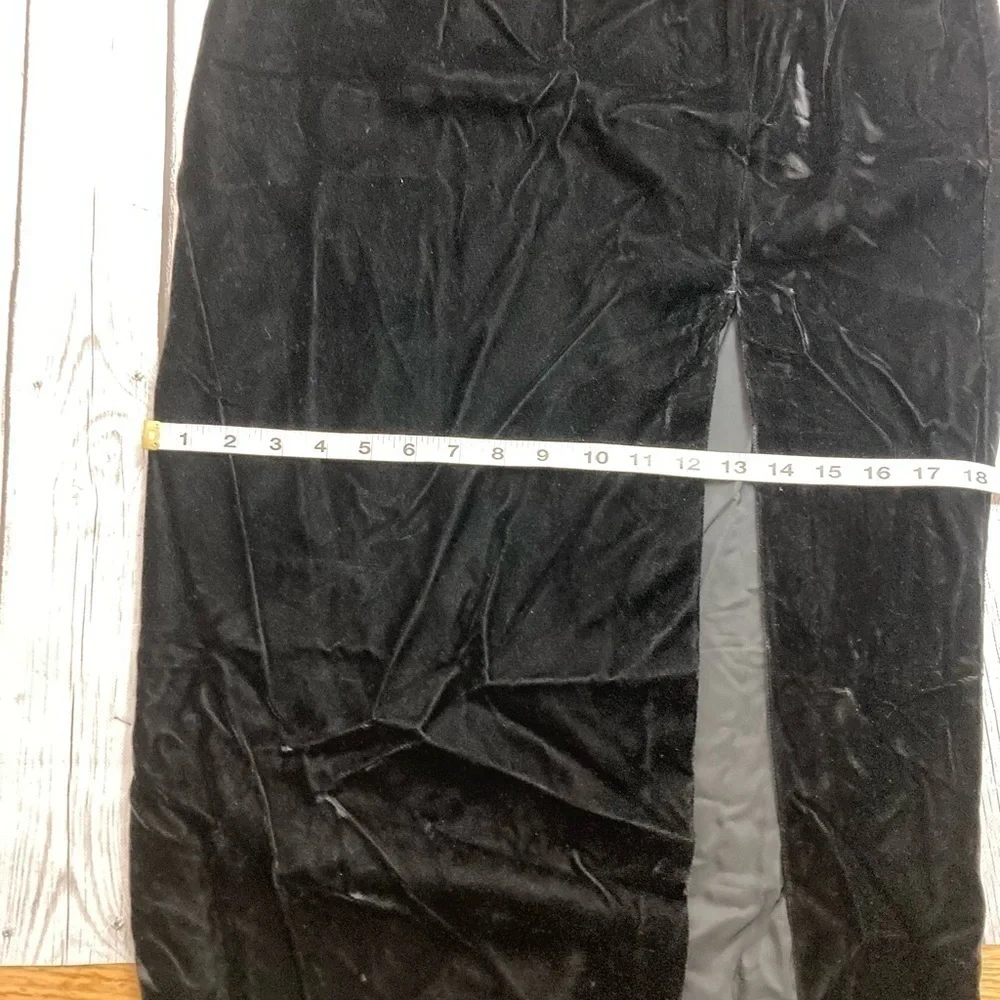 NWT Jessica McClintock Gunne Sax Vintage Black Velvet Spaghetti Strap Dress